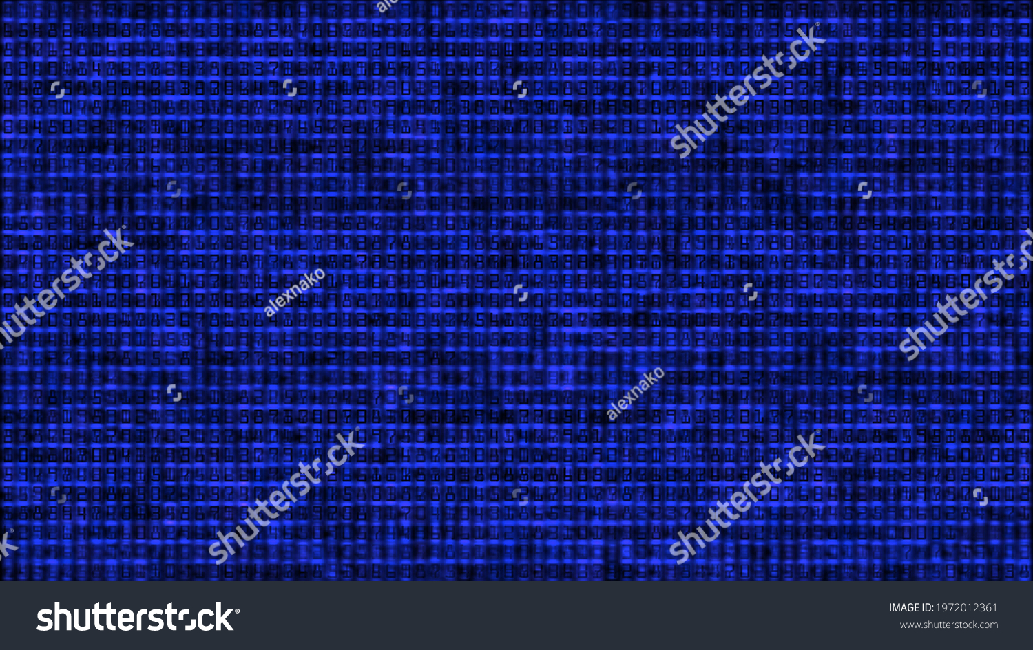 Abstract background  digital data matrix  illustration render