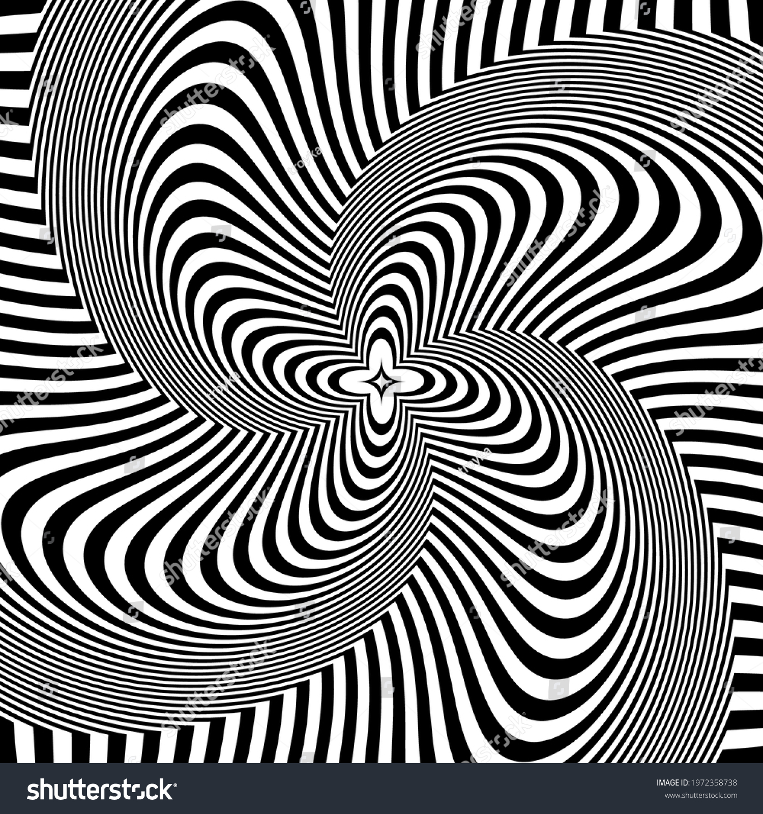 whirl twisting rotation movement illusion in abstrac