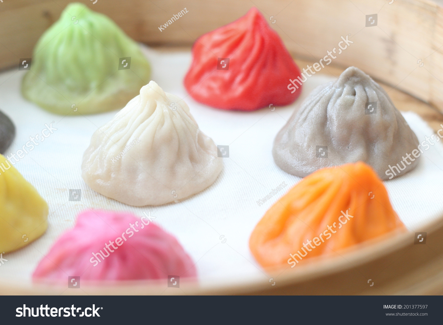 Colourful Xiao Long Bao - Shanghai style steamed pork dumplings