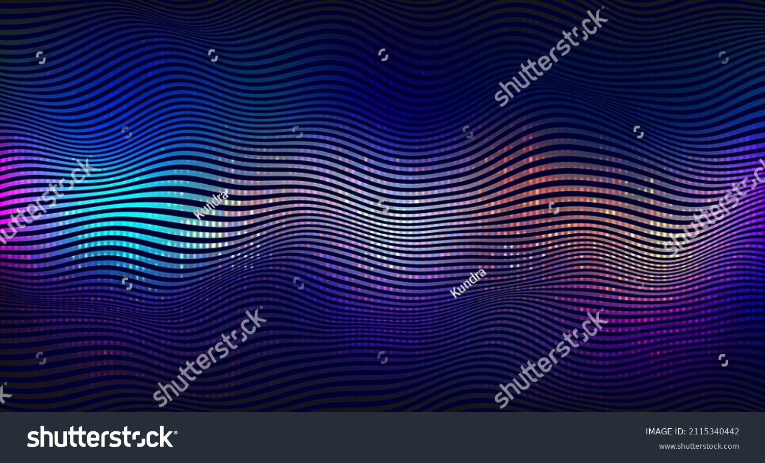 Vector abstract vibrant background  with blending colors and textures.Wave pattern with dark and light layers. 80's futuristic cyberpunk design with glowing colorful neon lights.