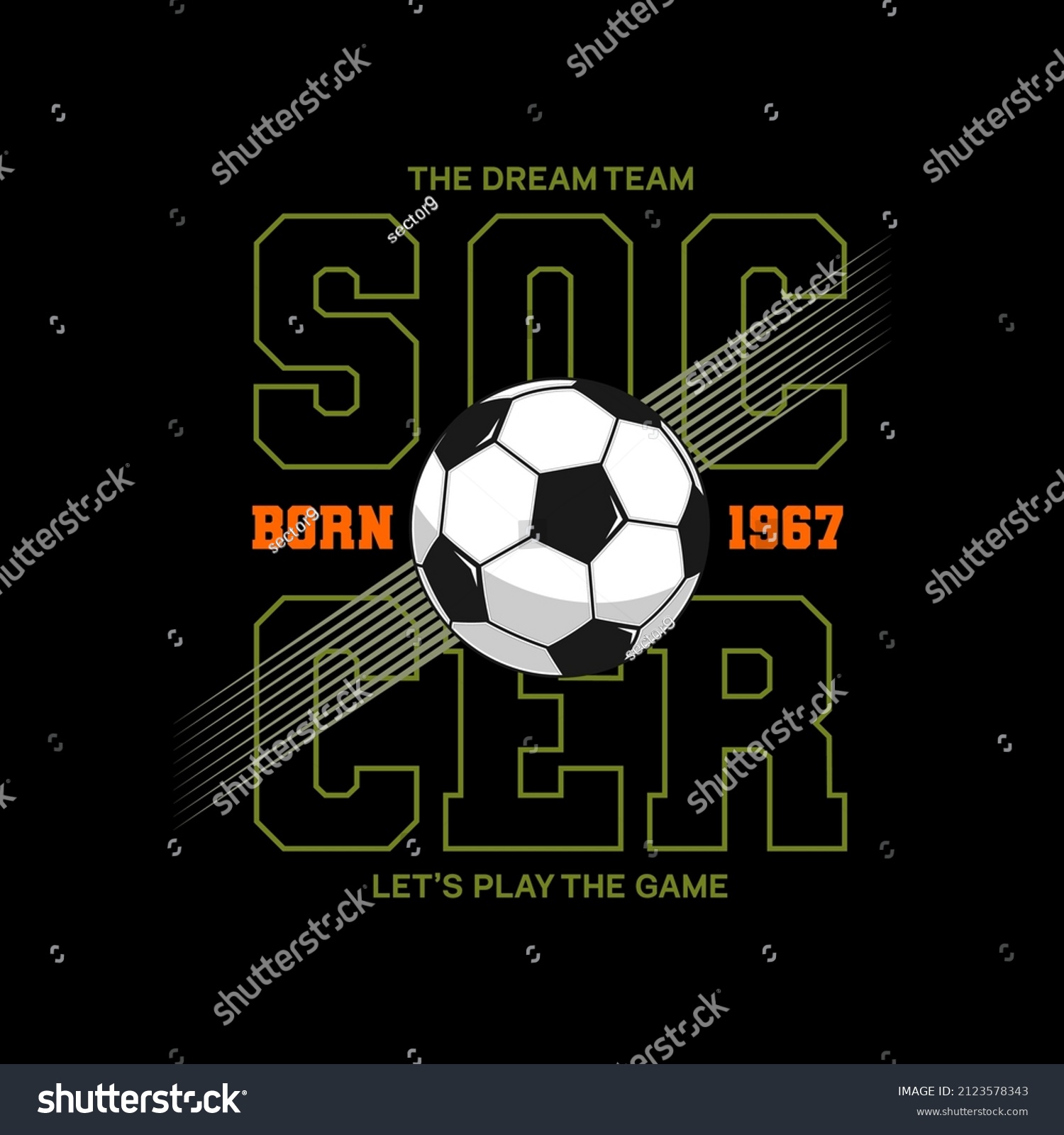 soccer t shirt print. graphic tees vector illustration design and other uses