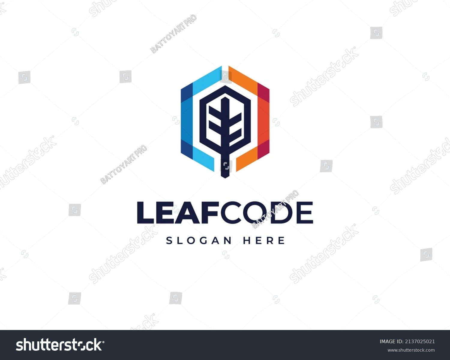 Code leaf leaves tree connect vector logo design Creative tech ecology ...