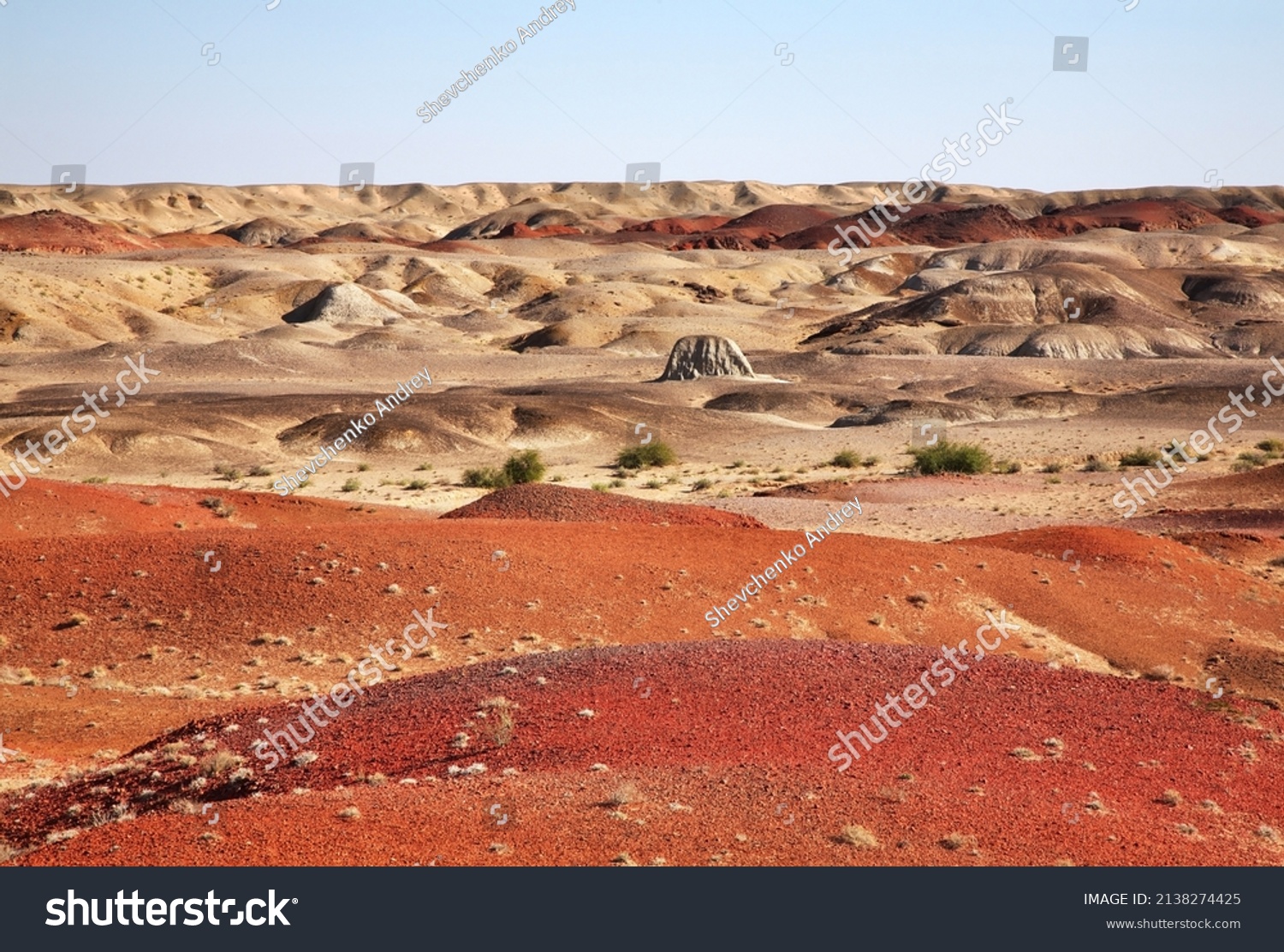 Gobi Desert near Sainshand. Mongolia
