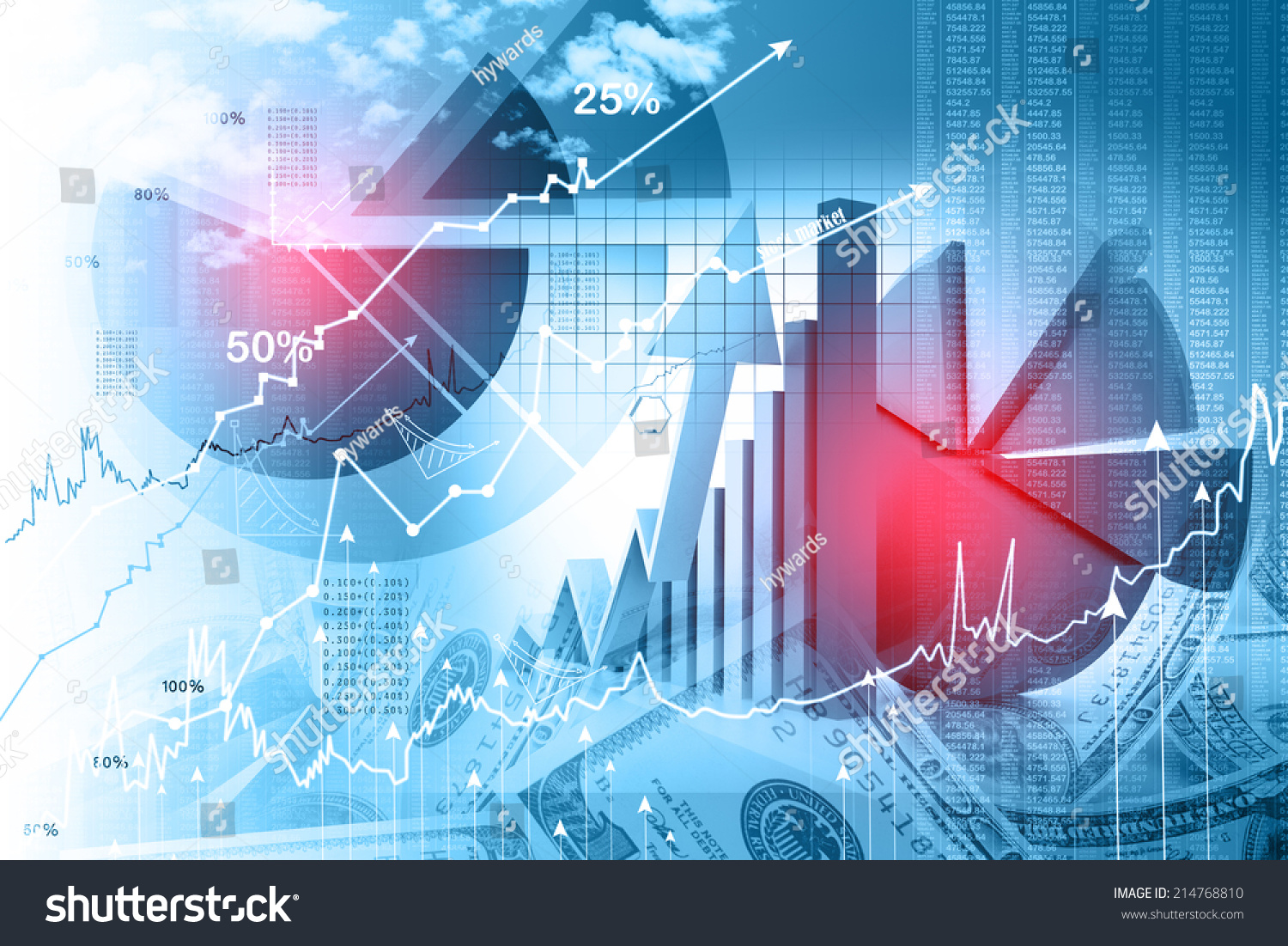 Business graph and chart