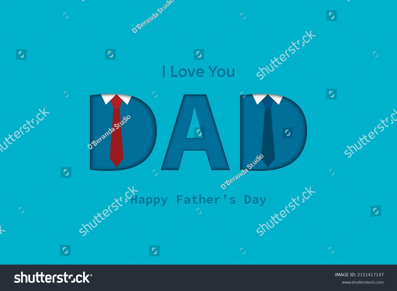 Happy Father's Day Simple Template