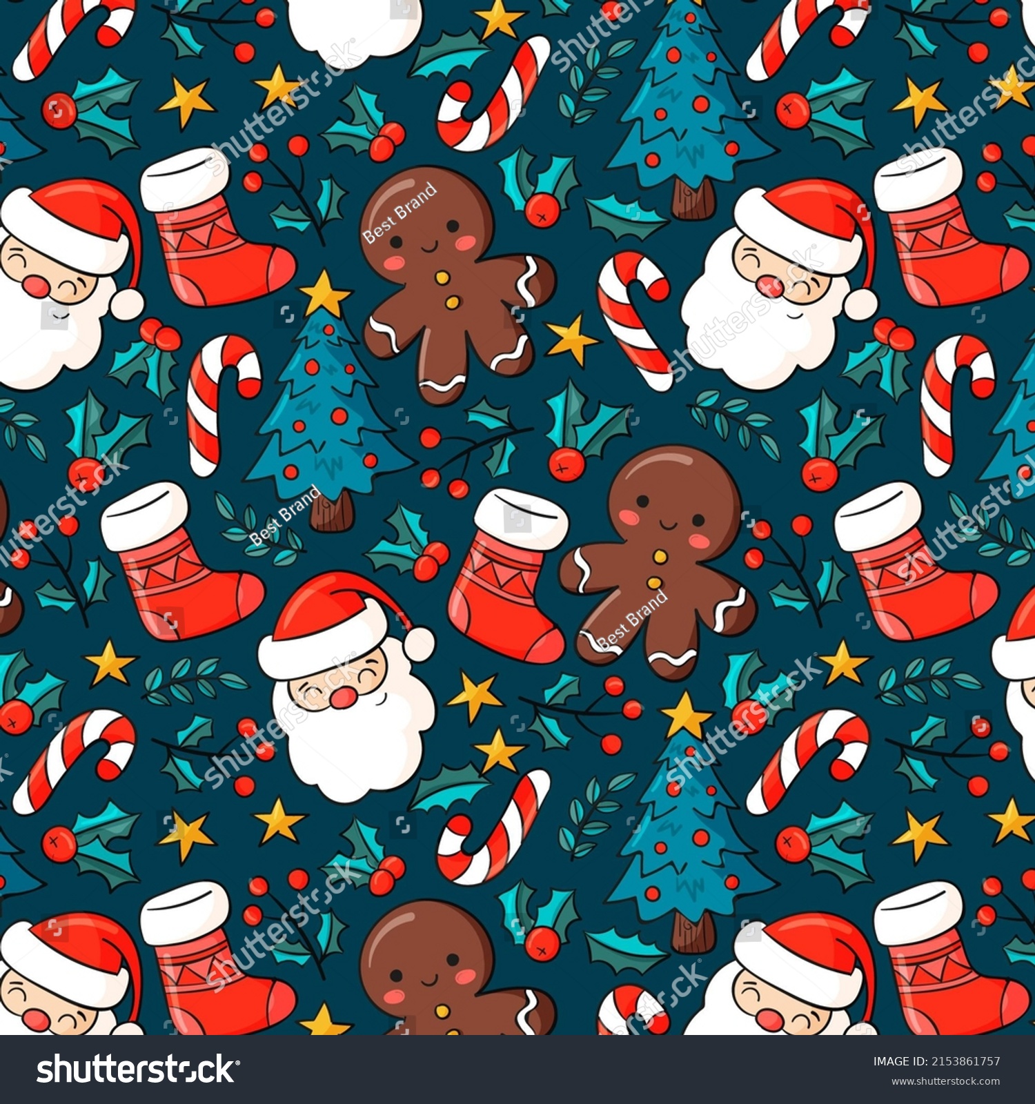 Funny christmas pattern design  Xmas
