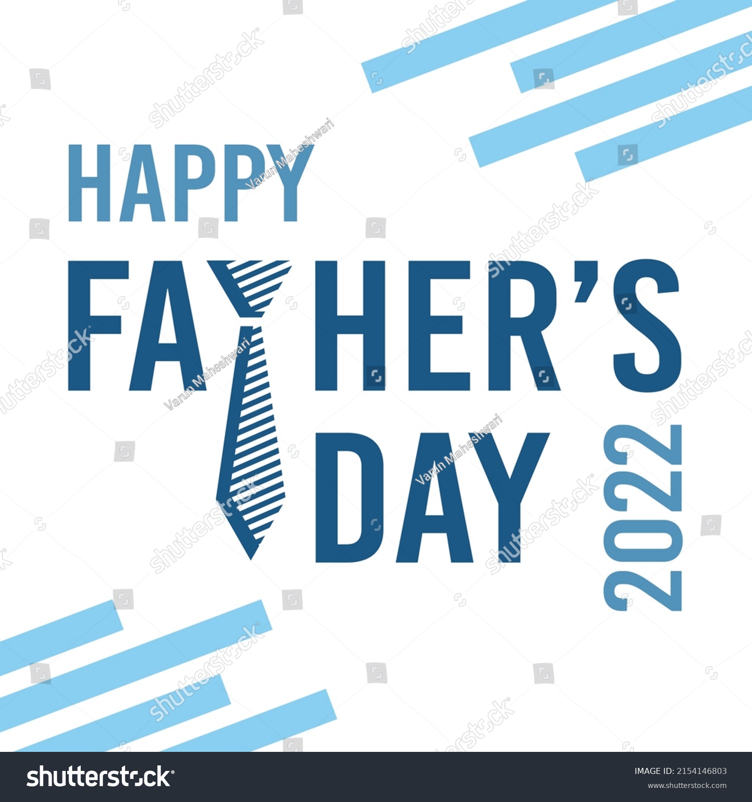 Happy Father's Day Poster 2022. Perfect to use in invitations  and social media posts.
