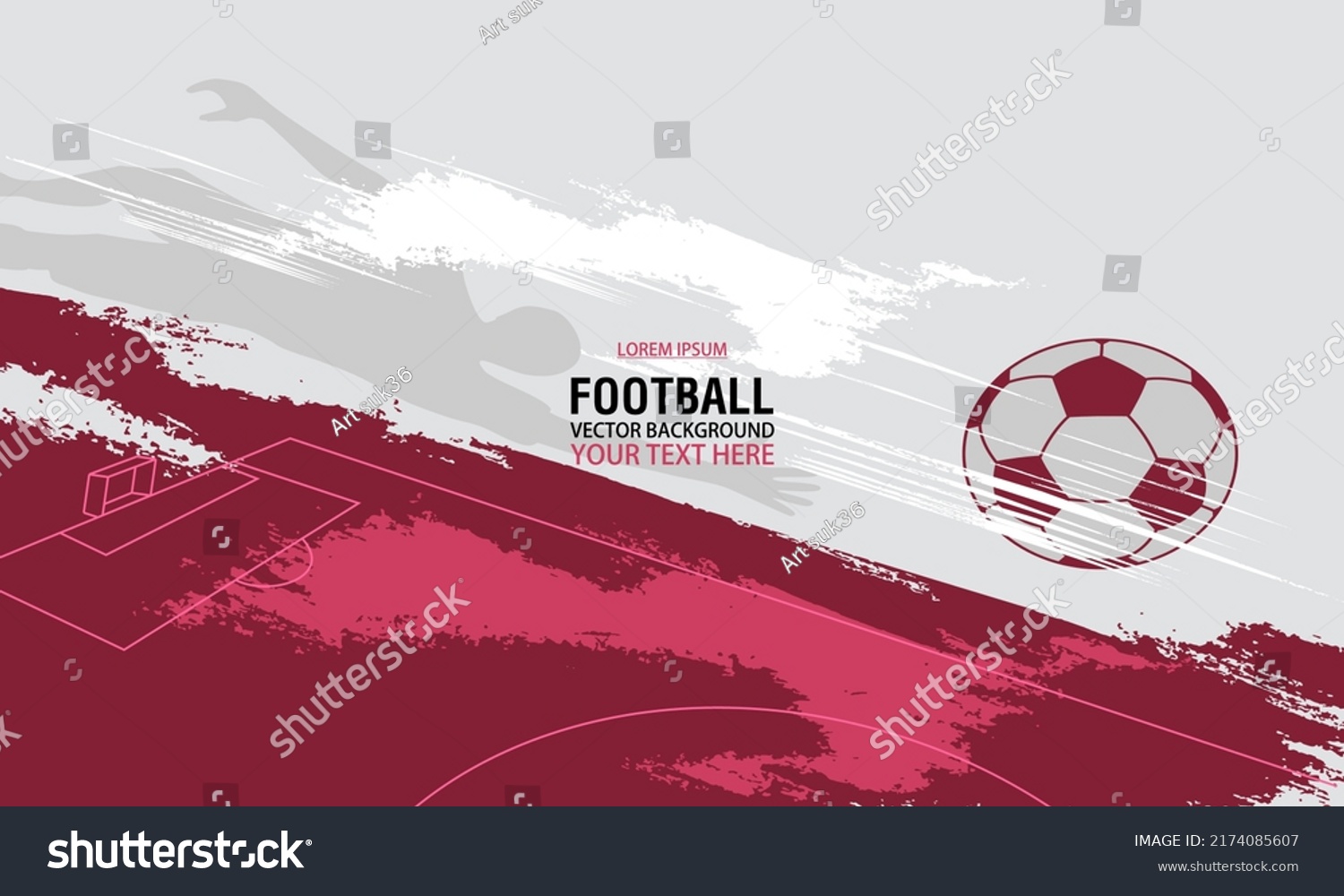 Football or soccer abstract background  suitable for your project: website  poster  display  banner  brosur  templates and more. 
