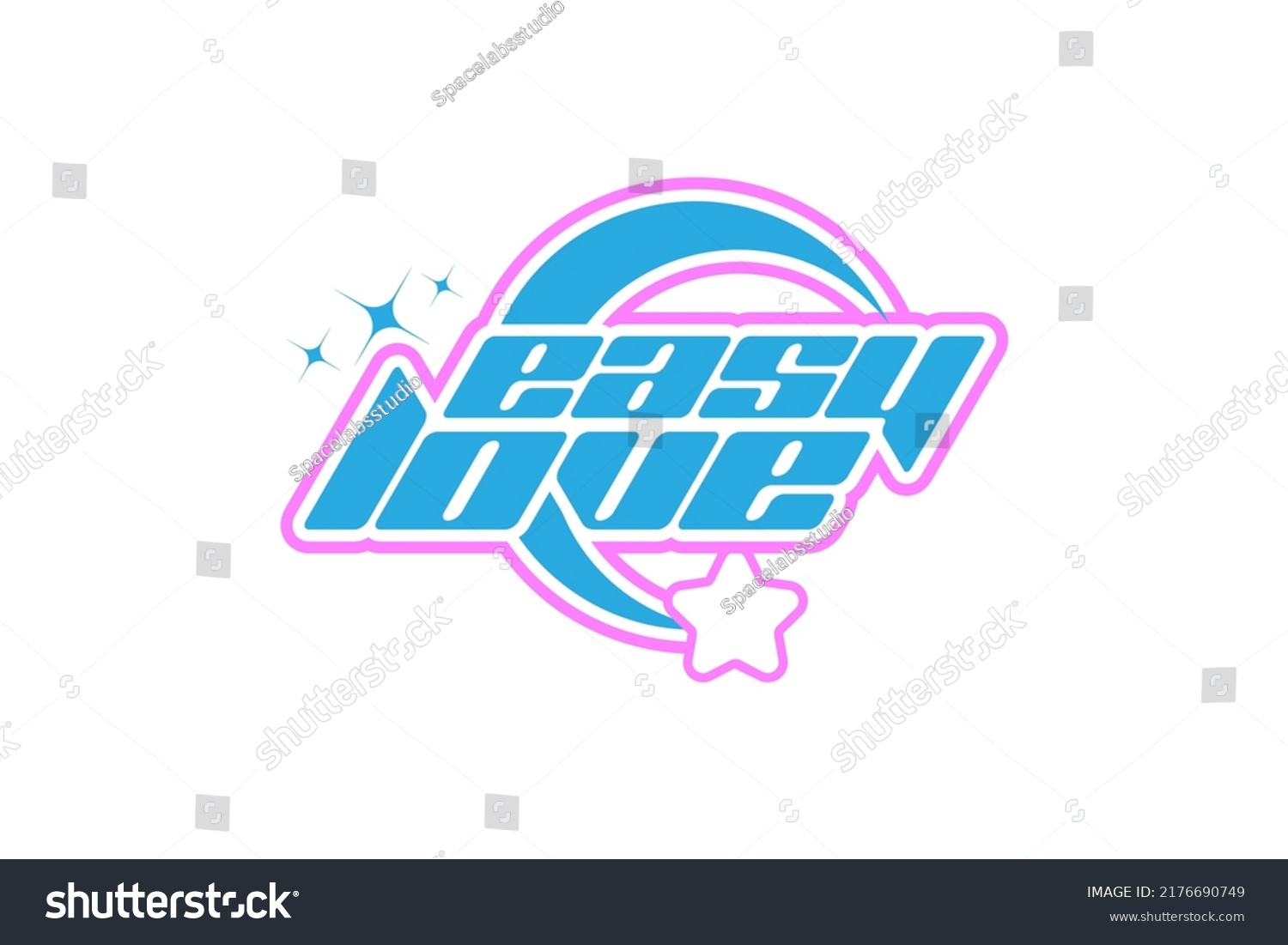 easy love typography aesthetic Streetwear Graphic Design ideas customize templates