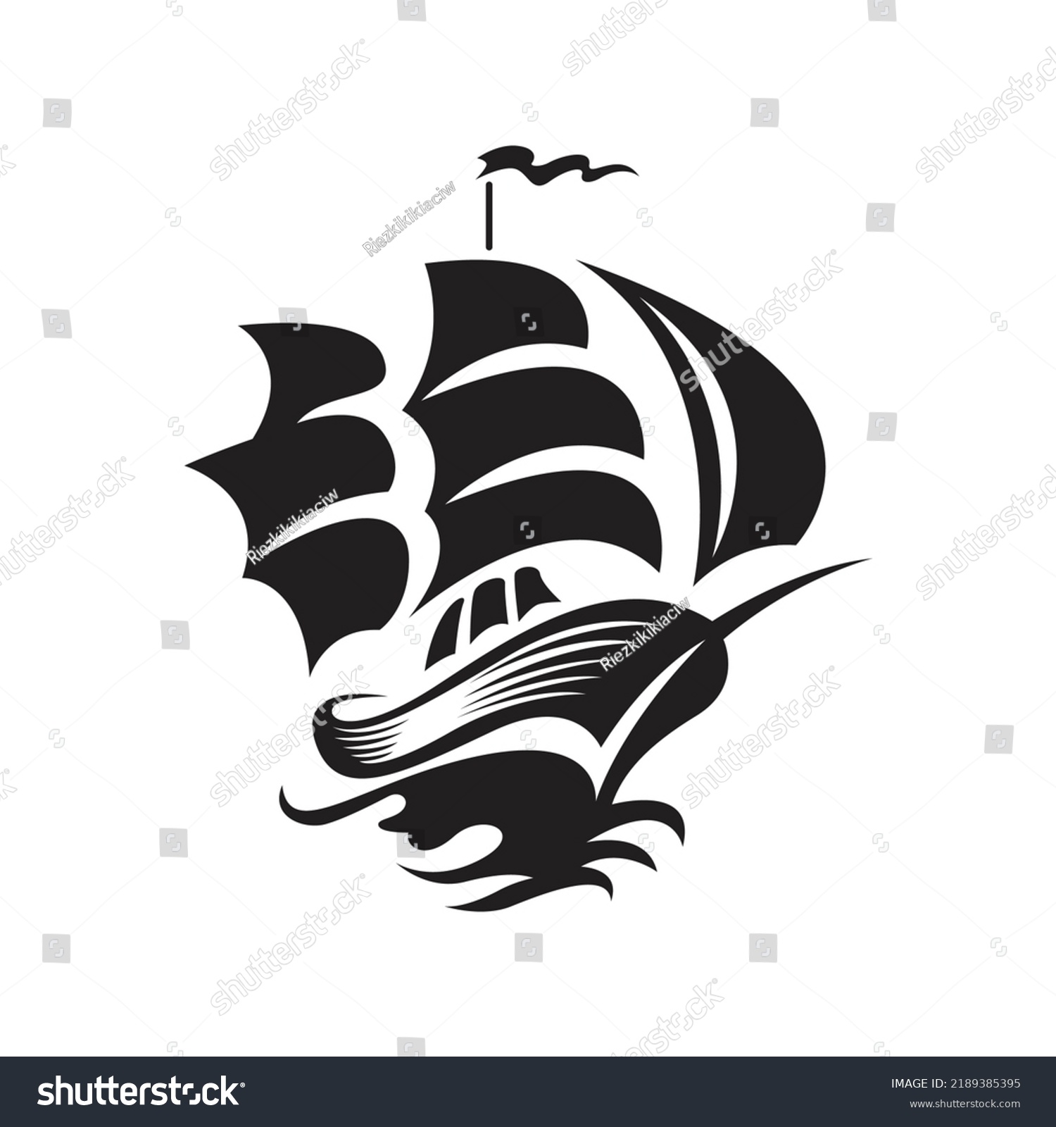 boatsailinginoceanwaterssailboatisolatedwithfiberglassclothand