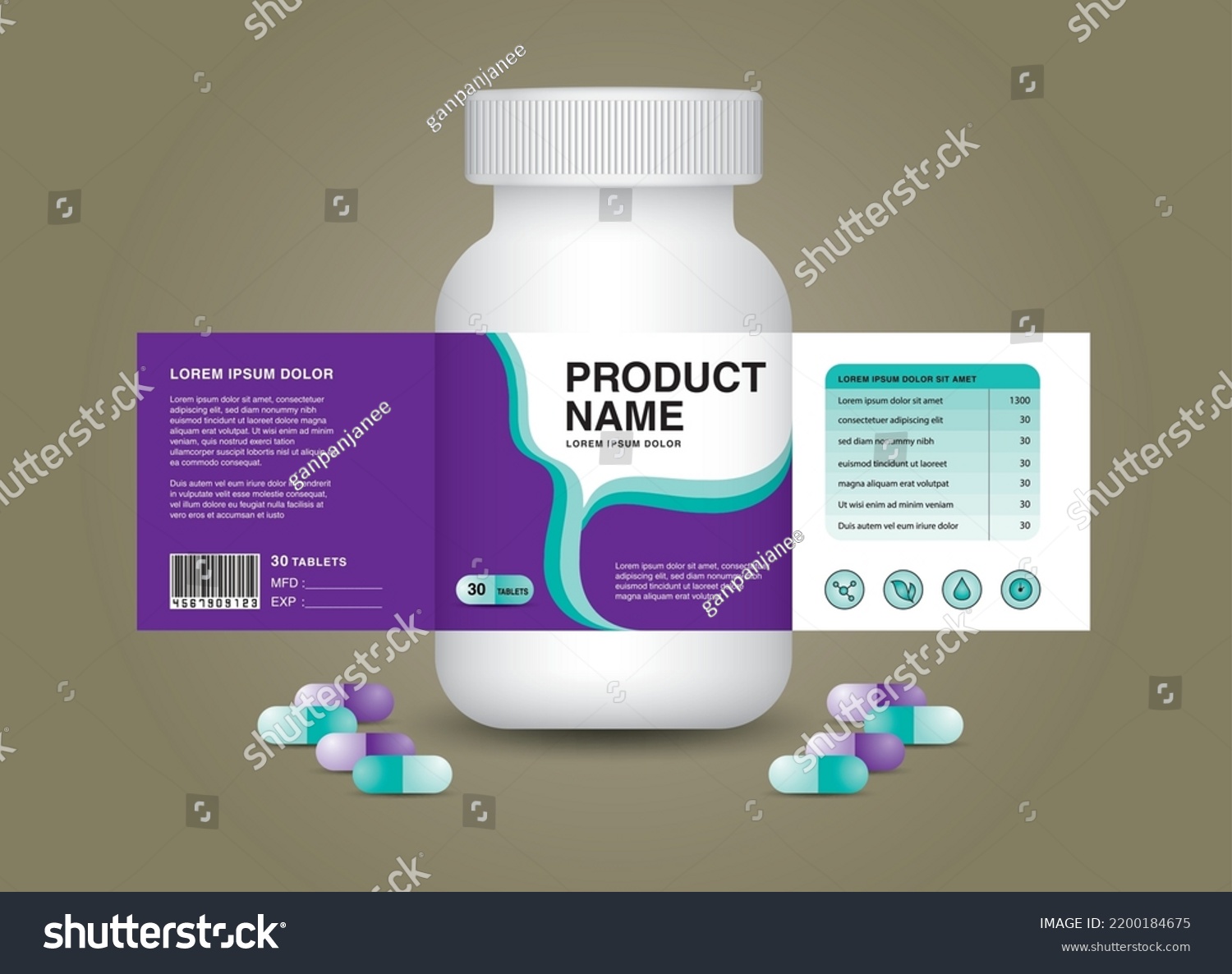 supplement bottle Packaging  Cosmetic packaging. product design. Beauty label  3d supplement bottle vector  3d white plastic Pills box  White medical container. healthcare bottle  realistic mock-up.