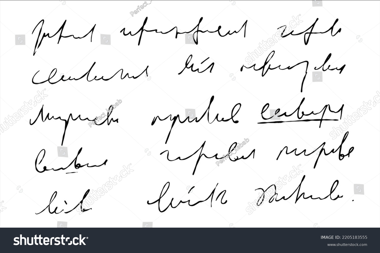 Illegible Handwriting Synonyms