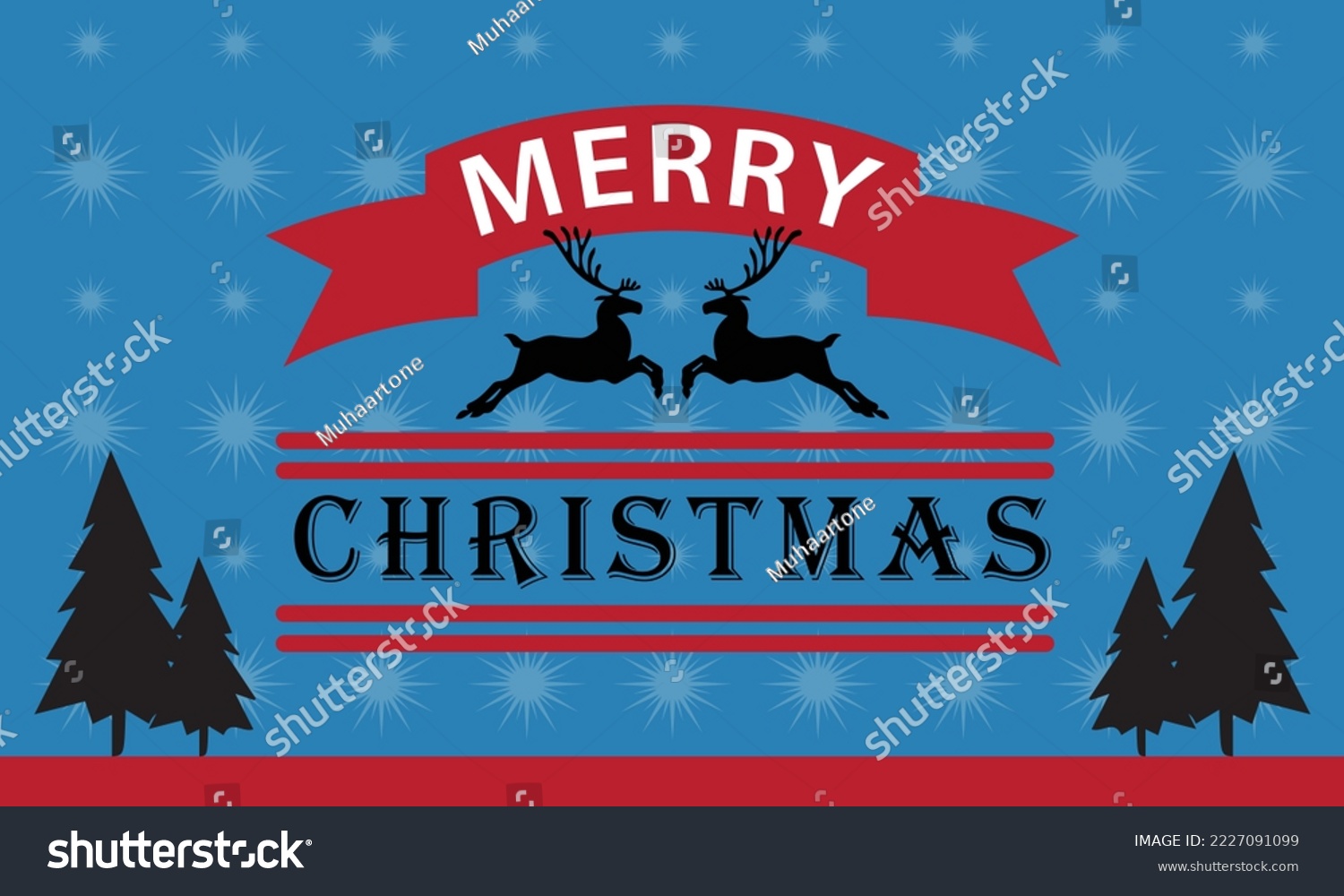 Merry christmas eve mandala background vector image. merry christmas background and lettering illustration. flat simple vector design background. Great for Christmas holidays  Christmas celebrations.