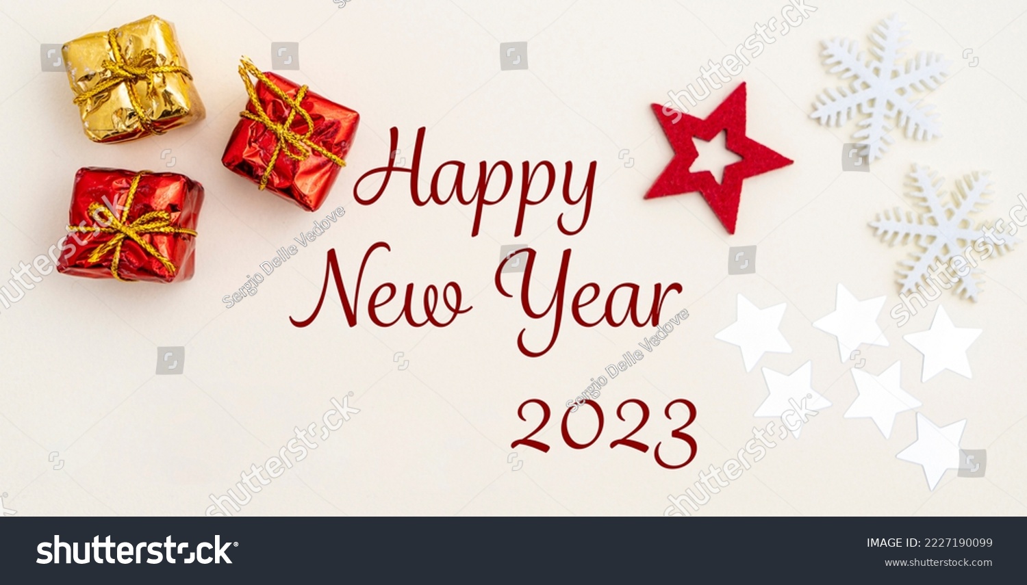 New Year 2022 decorated cover