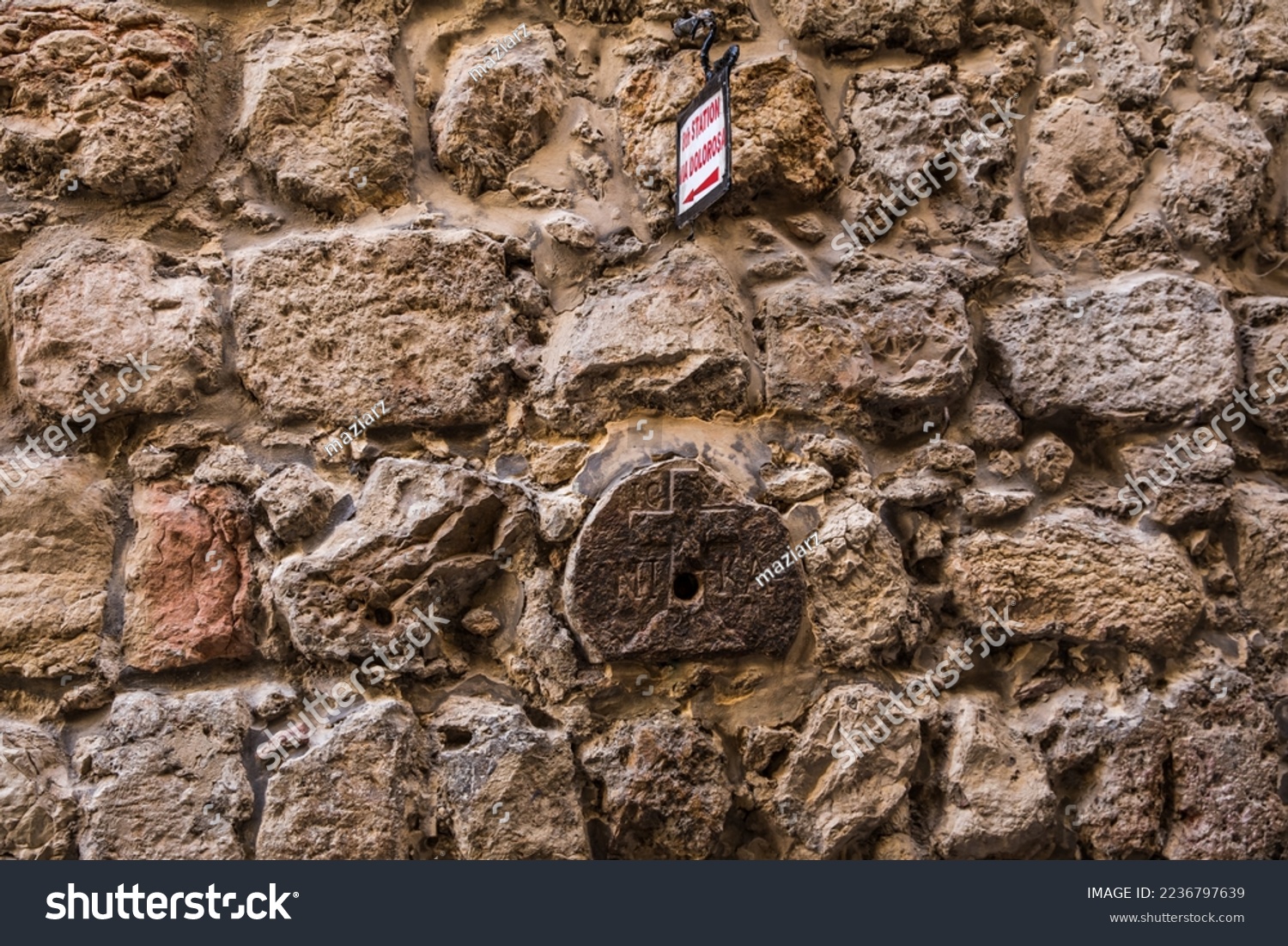 Station of the Cross in Jerusalem  Israel