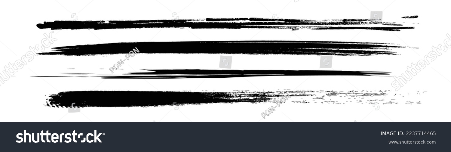 New Year's beautiful brush pattern. handwritten lines. brush stroke.