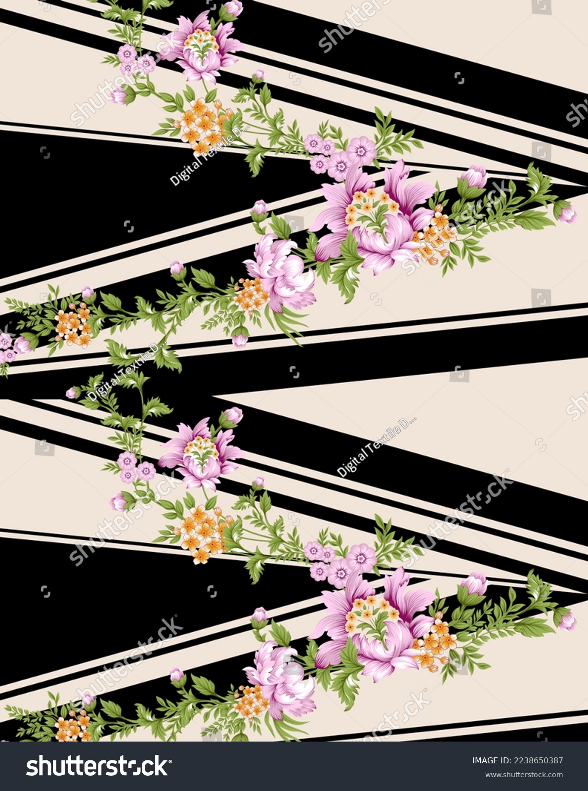 digital front back sleeves and dupatta for print