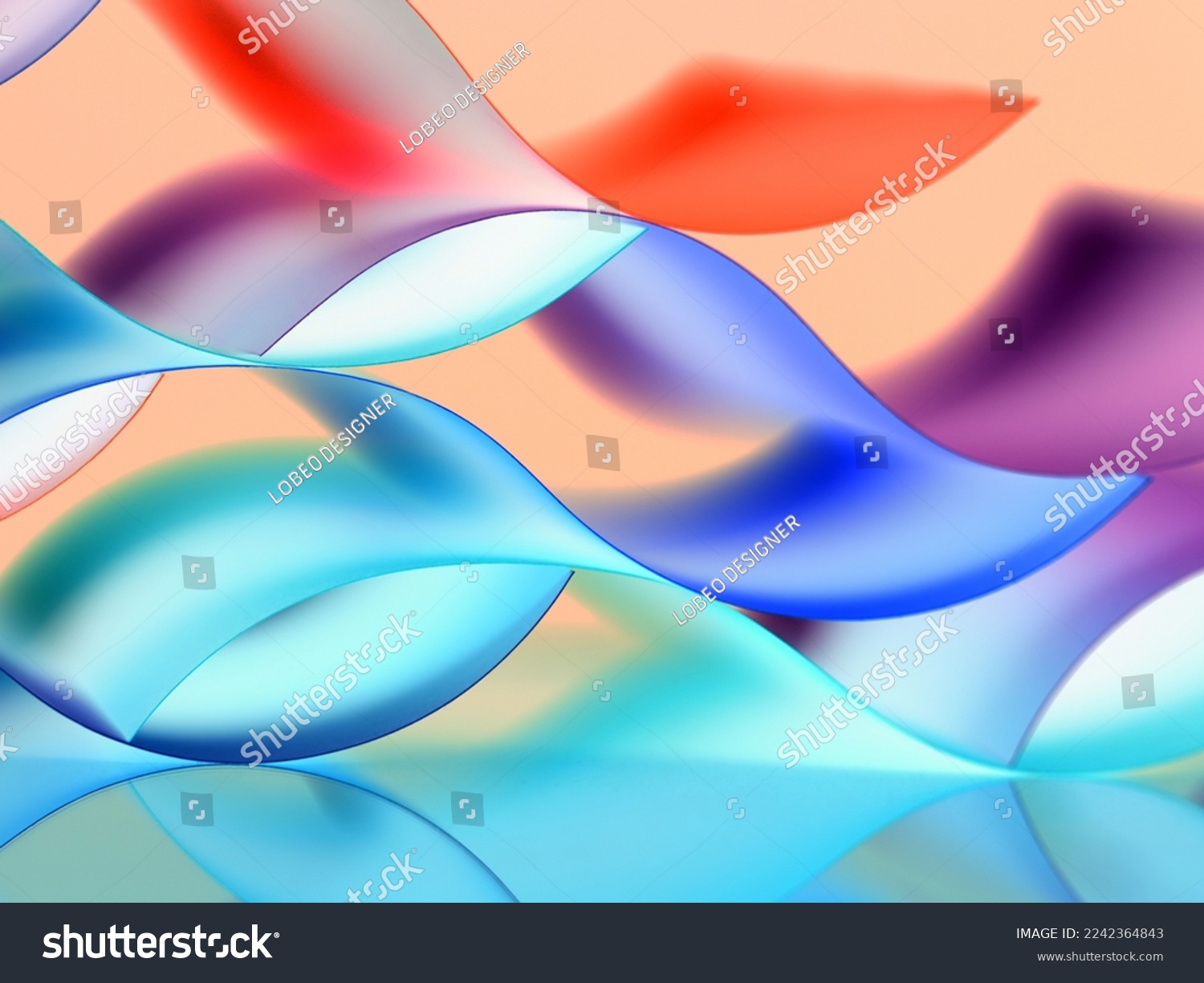 multicolored image. game with all the colors of the rainbow . lines of different thicknesses. repeating elements. straight and wavy lines. abstract picture. movement dynamics. 3d rendering