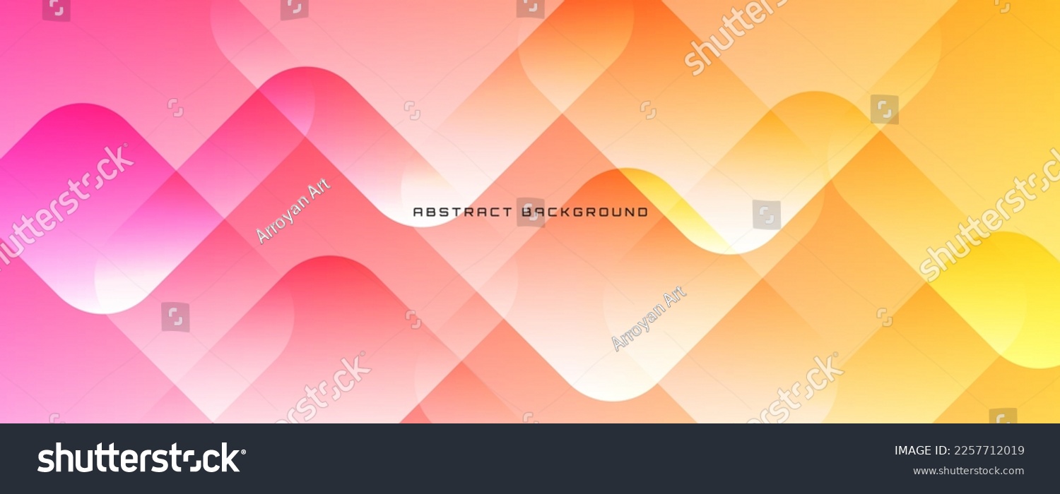 3D orange geometric abstract background overlap layer on bright space with rounded squares effect. Minimalist graphic design element colorful style concept for banner  flyer  card  cover  or brochure