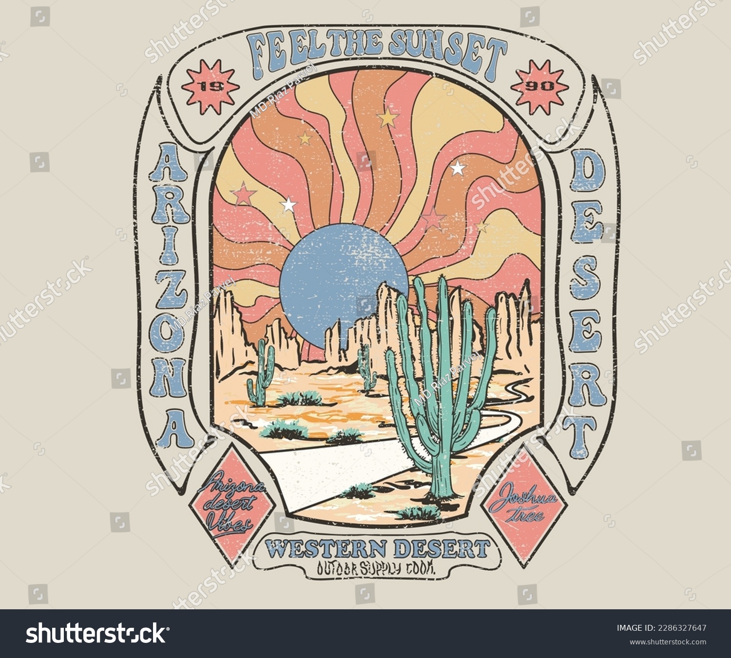 Mountain graphic print. Arizona desert state graphic print artwork for apparel  t shirt  sticker  poster  wallpaper and others. Desert vibes print.