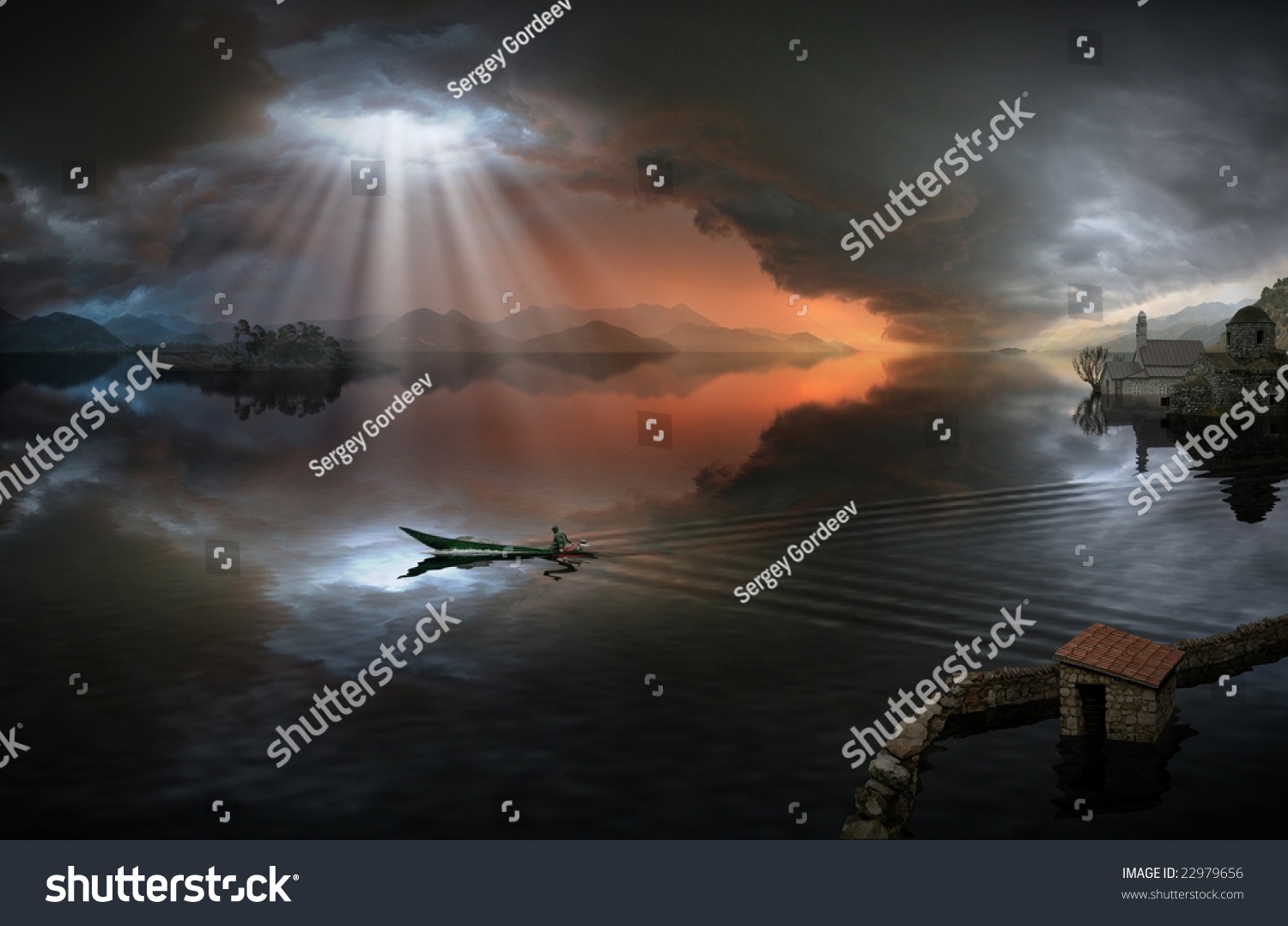 High Water  photo-collage