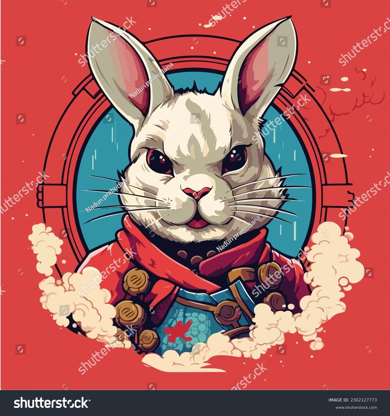 adrawingofarabbitdigitallypaintedbunnydigitalartvector