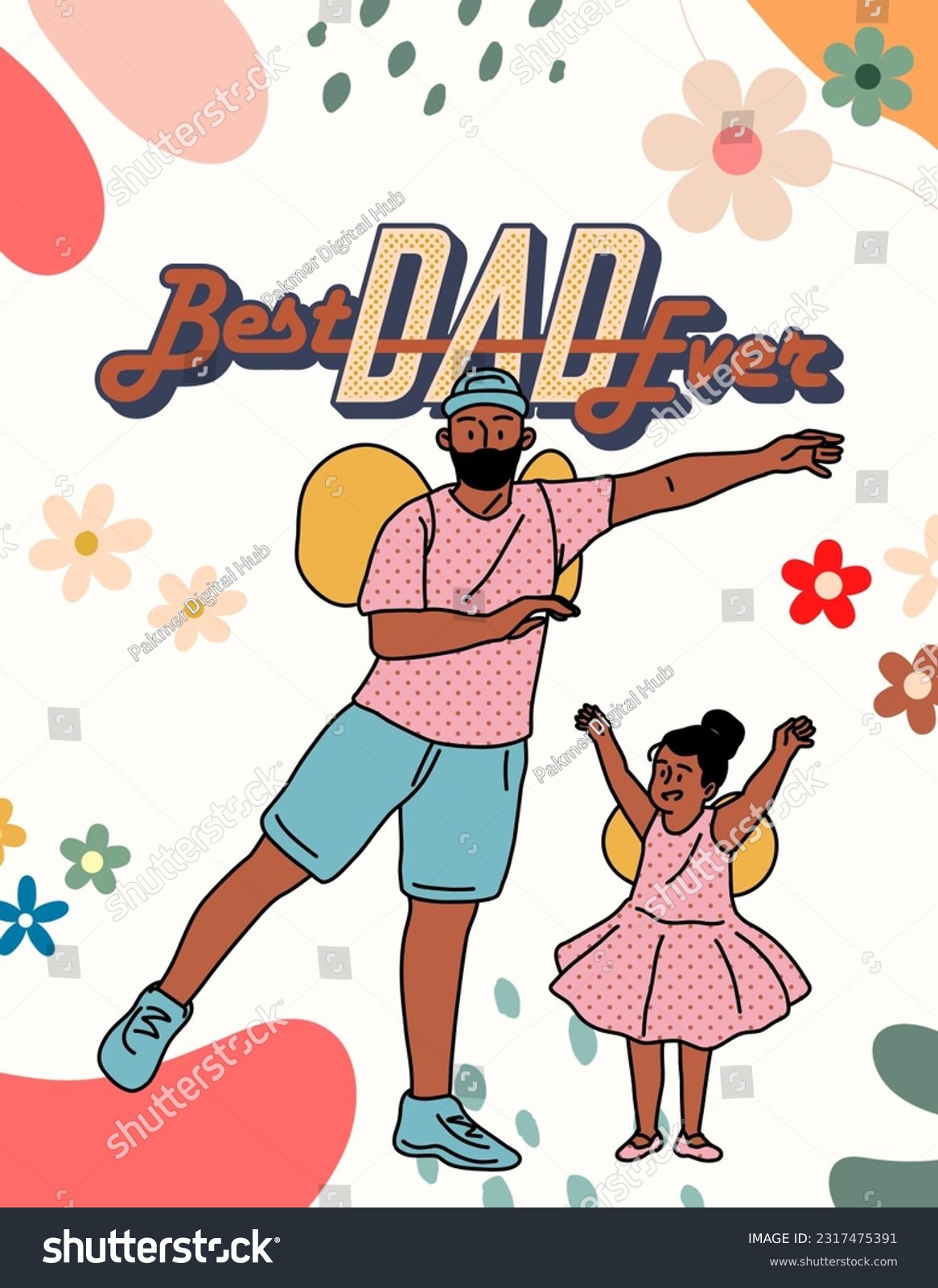 Best Dad Ever  Happy Father's Day  Super Dad  My Dad is a Hero  Happy Fathers Day