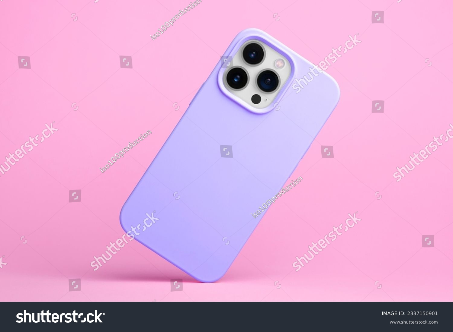 smartphone in purple soft silicone case falls down back view phone case