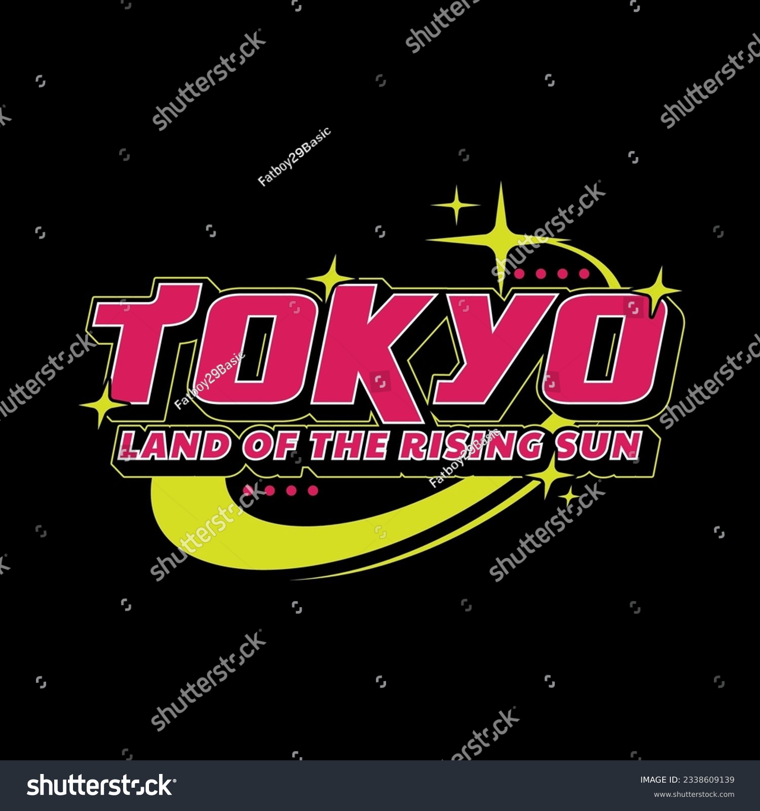 Tokyo japan y2k streetwear t-shirt slogan typography style logo vector icon design illustration. Poster  banner  clothing  slogan shirt  sticker  badge  emblem