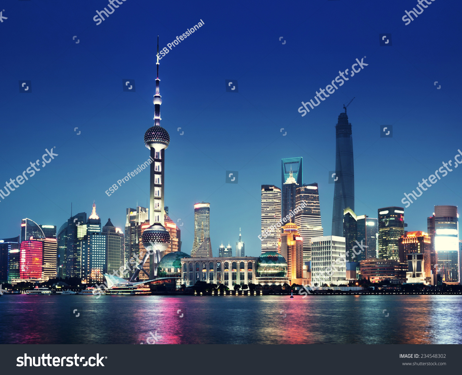 Shanghai at night  China