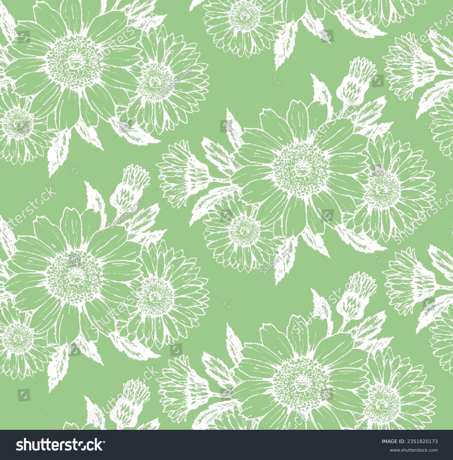 Allover design pattern ornament single color design