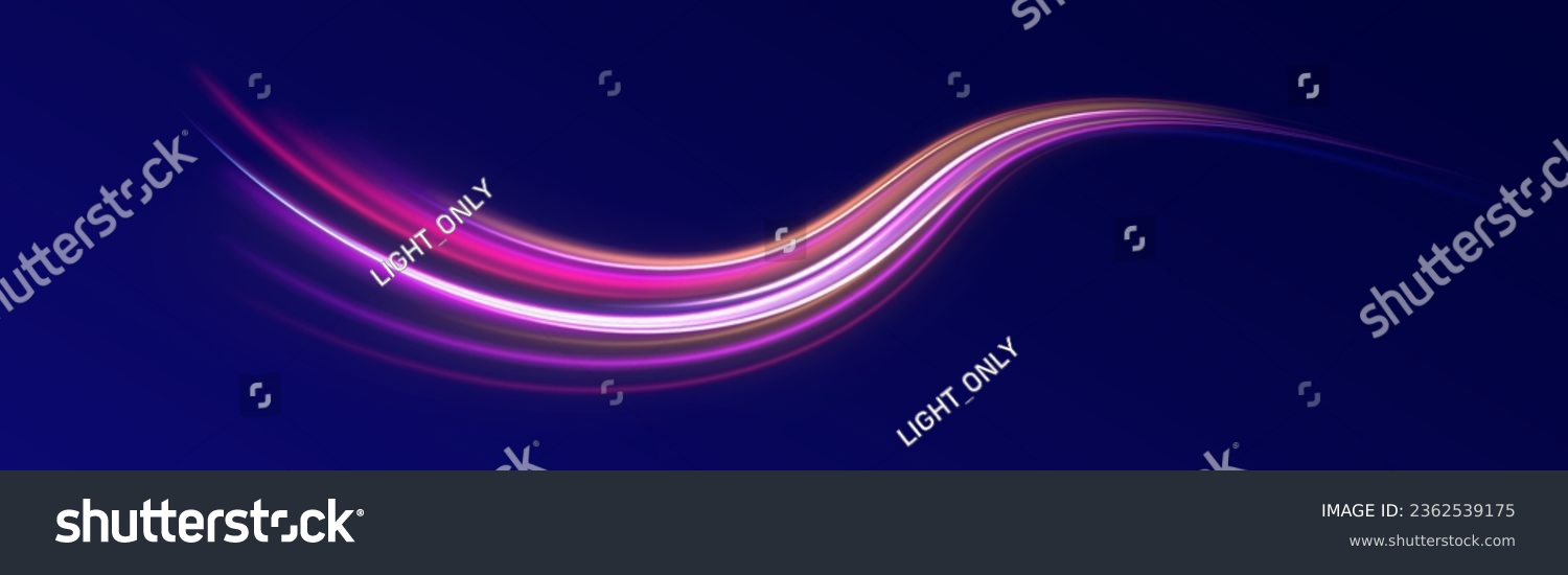Dynamic translucent soft gradient stream motion. Vector vortex wake ...