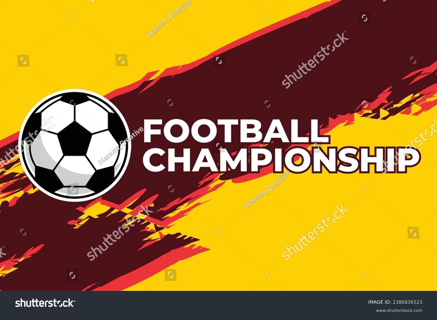 Football Soccer League Championship Background Vector for Poster and Flyer