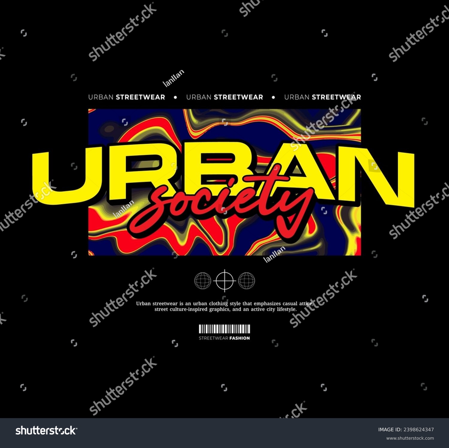 Streetwear  Urban Style  Hip Hop  Text Slogan. Vector Pattern Design. for Screen Printing T-shirts  Jackets  Or Posters.