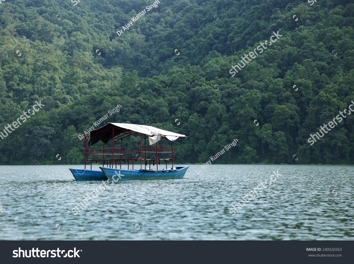 Boat in Phewa lake