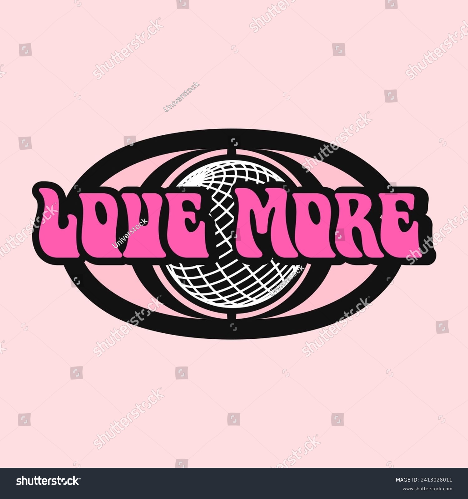 Love More  Valentines day Y2K design for print  Y2K Valentine graphic t shirt  Retro 2000s valentine