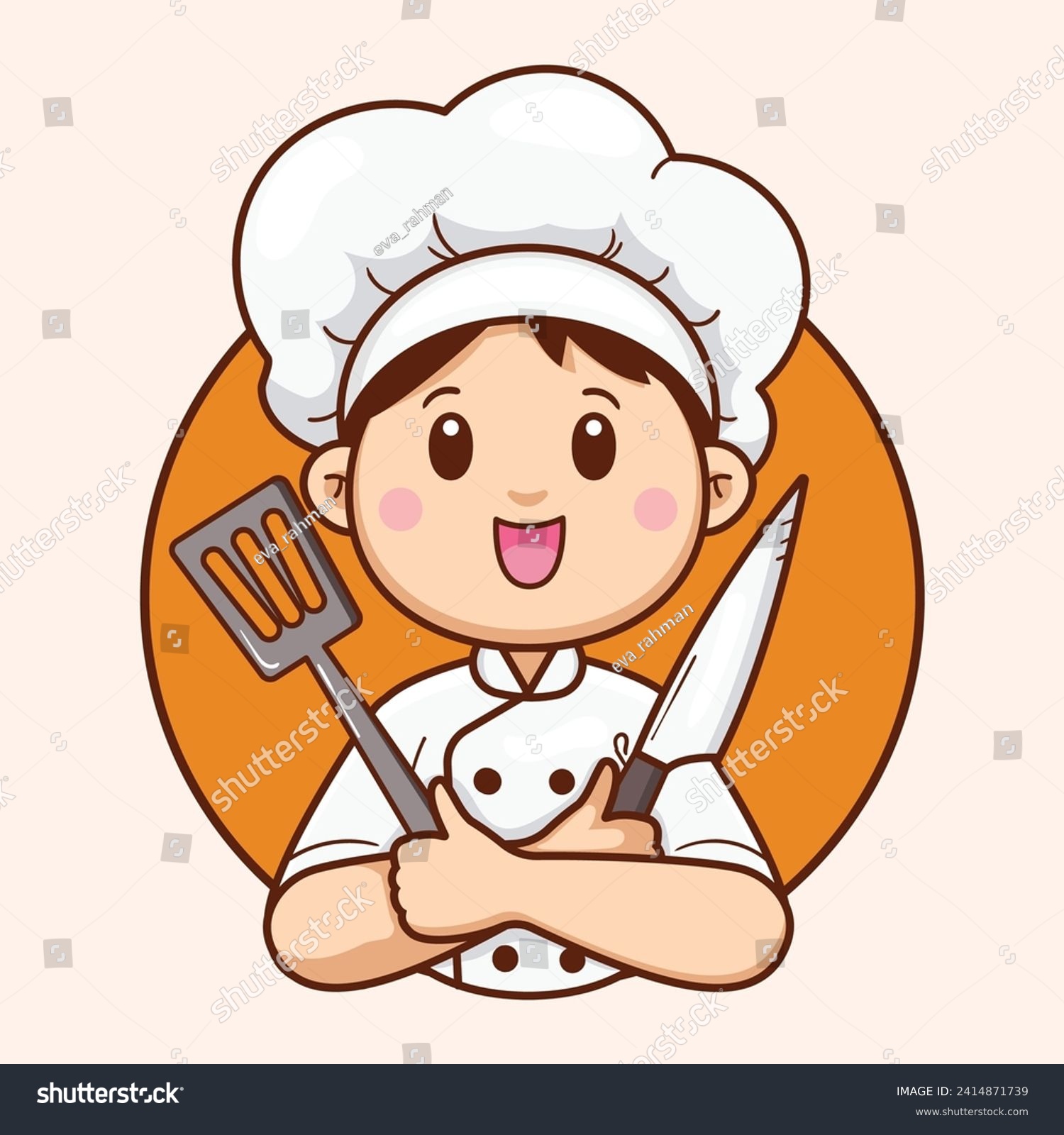 Man Chef Character for Business Logo_站酷海洛_正版图片_视频_字体_音乐素材交易平台_站酷旗下品牌
