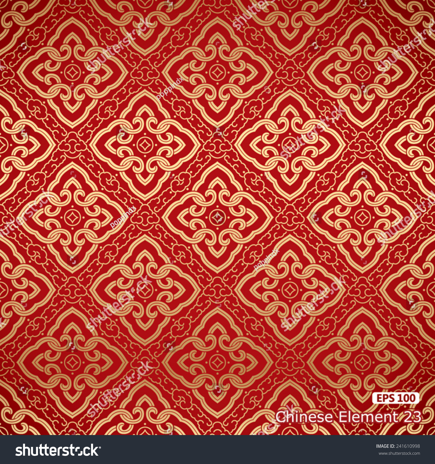 Seamless background in Chinese traditional design