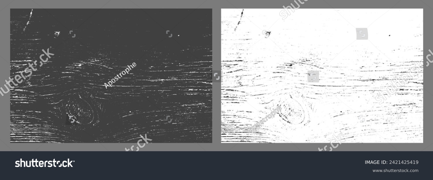 Grunge wood grain texture background vector wooden board grungy black