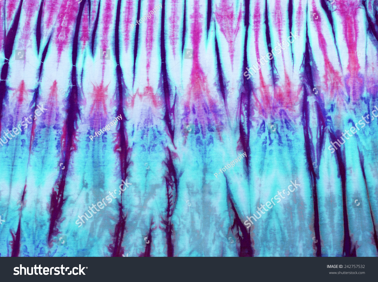 tie dyed pattern on cotton fabric for background. 