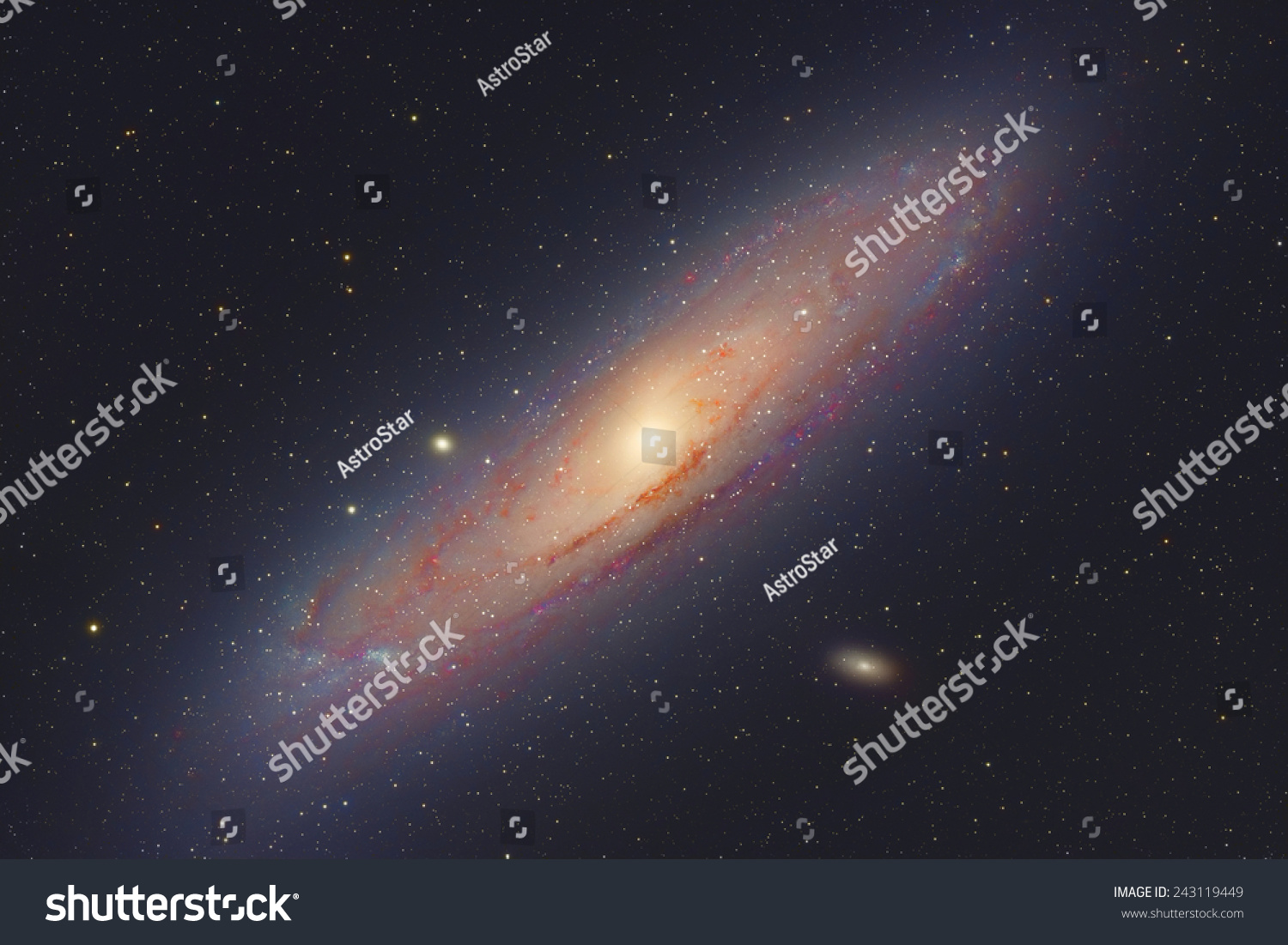 The Great Andromeda galaxy - Milky way sibling.