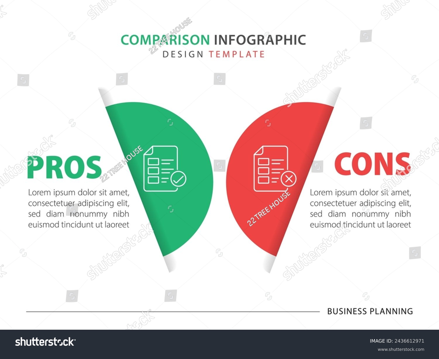 Comparison Infographic Design Template business presentation concept ...