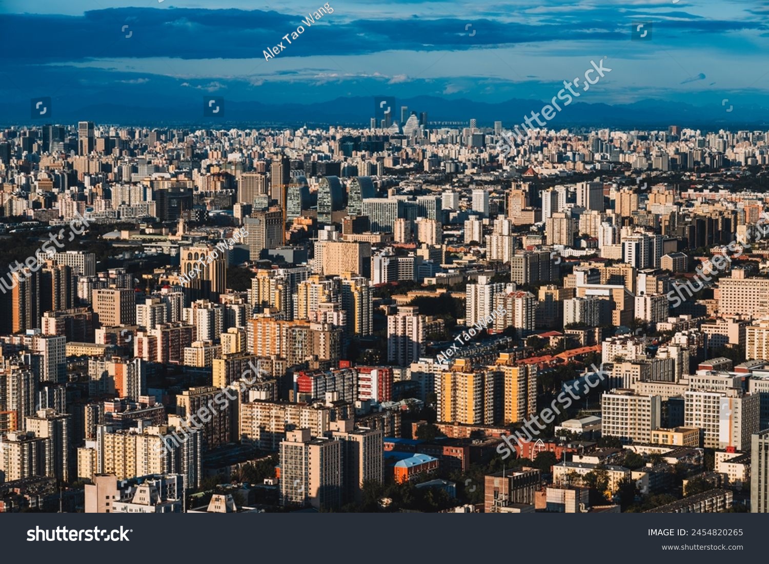 skyline of Beijing City  China