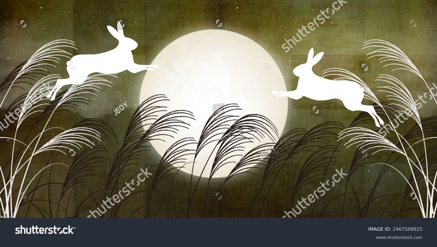 Otsukimi Fifteen Nights Autumn Background