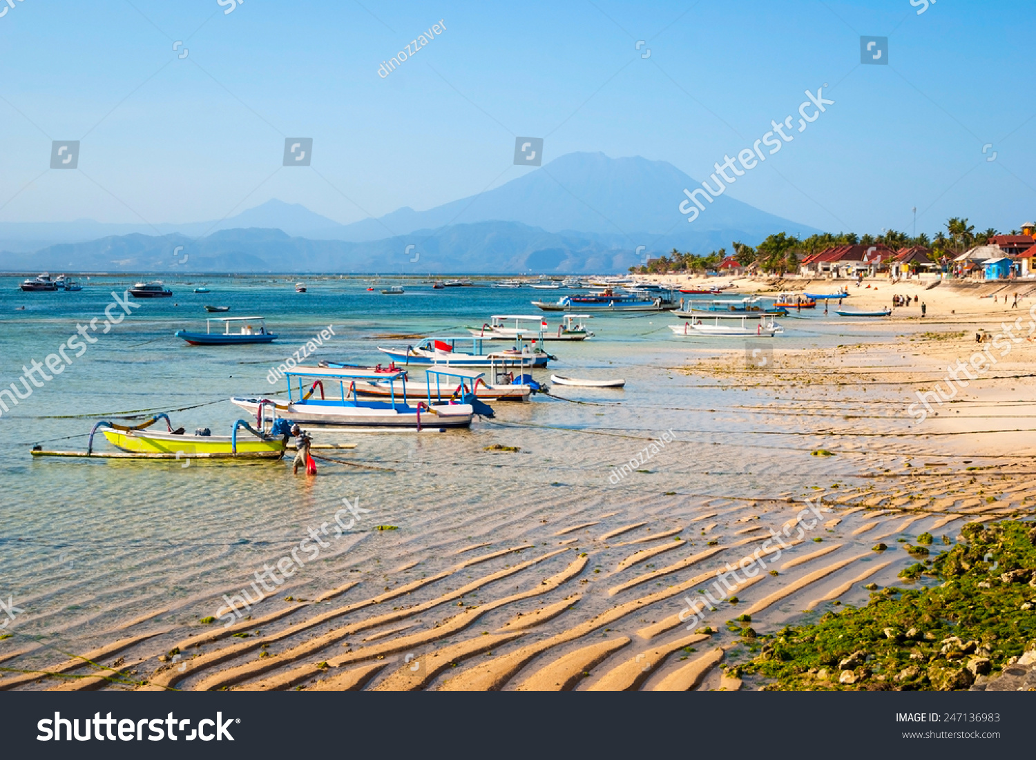 Turquoise paradise beach at Nusa Lembongan island  Indonesia