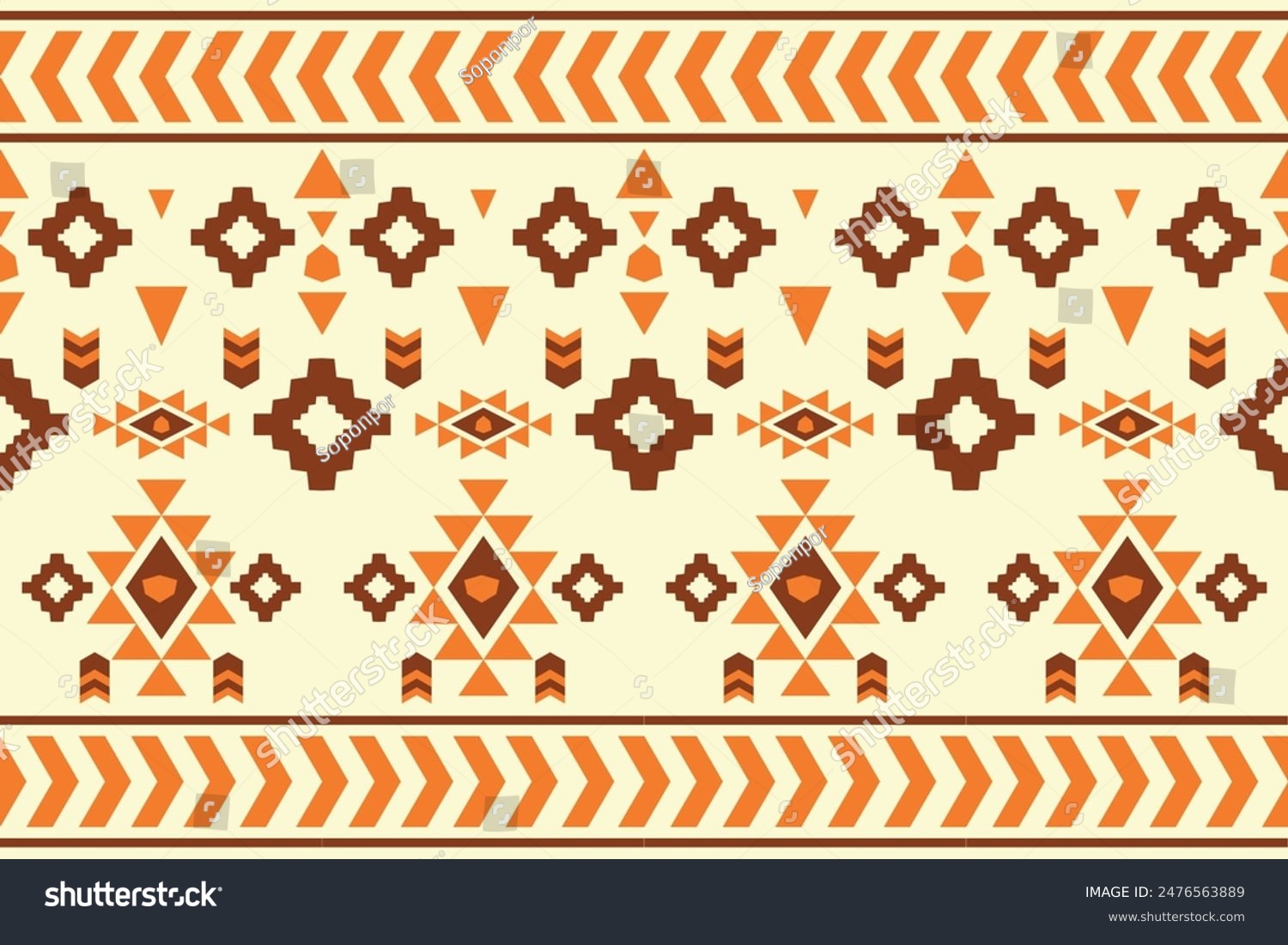 Navajo native american fabric seamless pattern geometric tribal ethnic ...
