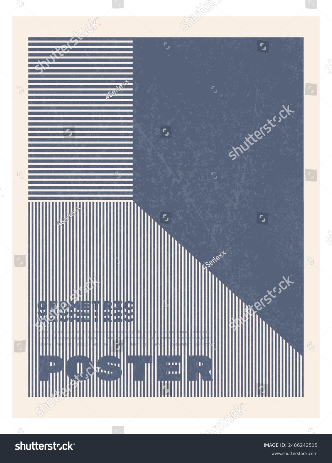 Poster template Illustration concept. Contemporary aesthetic geometry architecture. Modern abstract poster vector minimalist posters with geometric shapes.