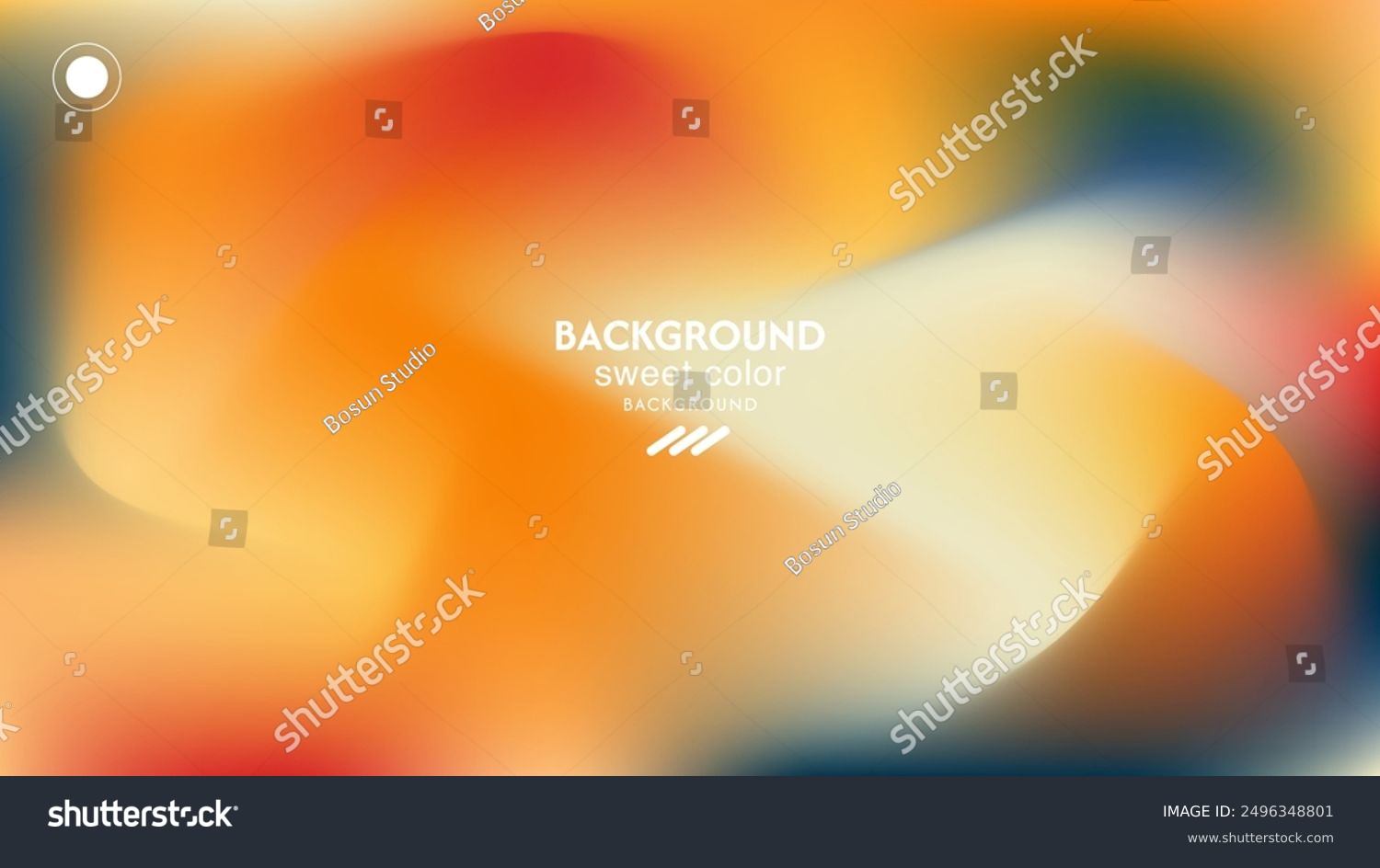soft gradient abstract background of orange  yellow  red  green and white. Minimalist pastel colors