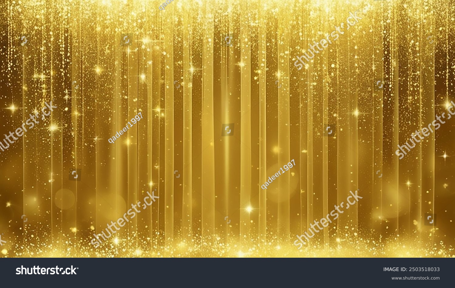 A sparkling golden background with a layer of shimmering glitter ...