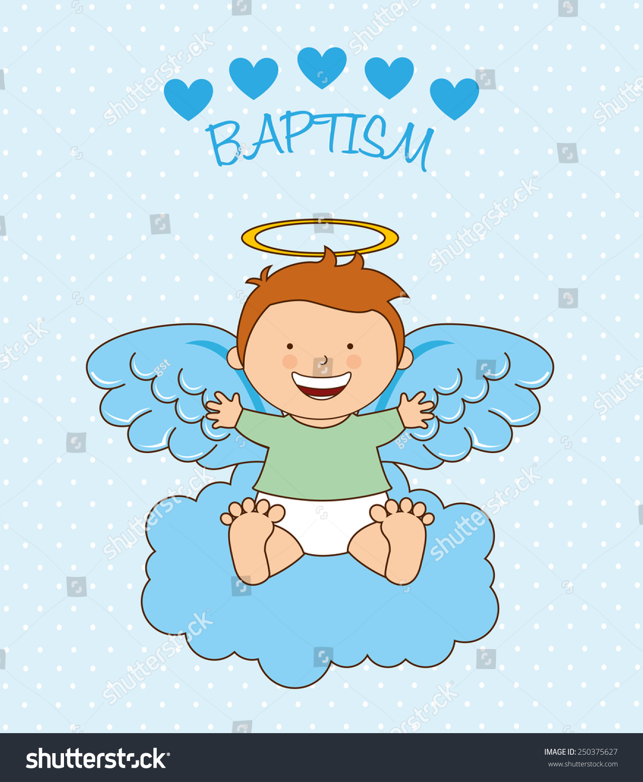 baptism angel design  vector illustration eps10 graphic 